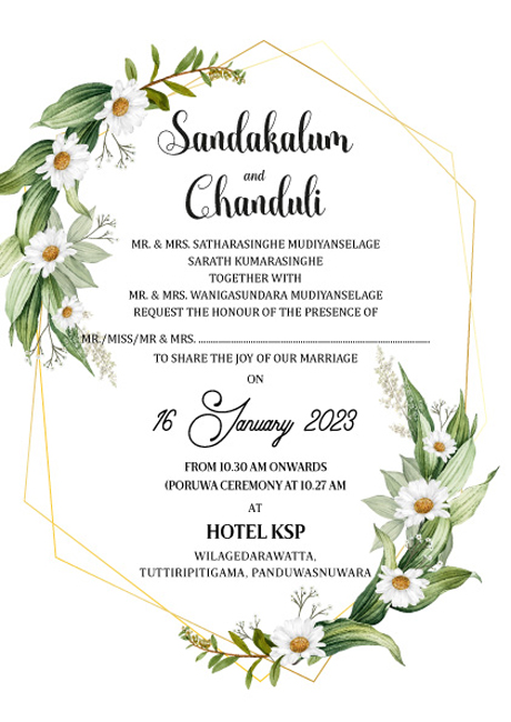 Floral Wedding Card_194